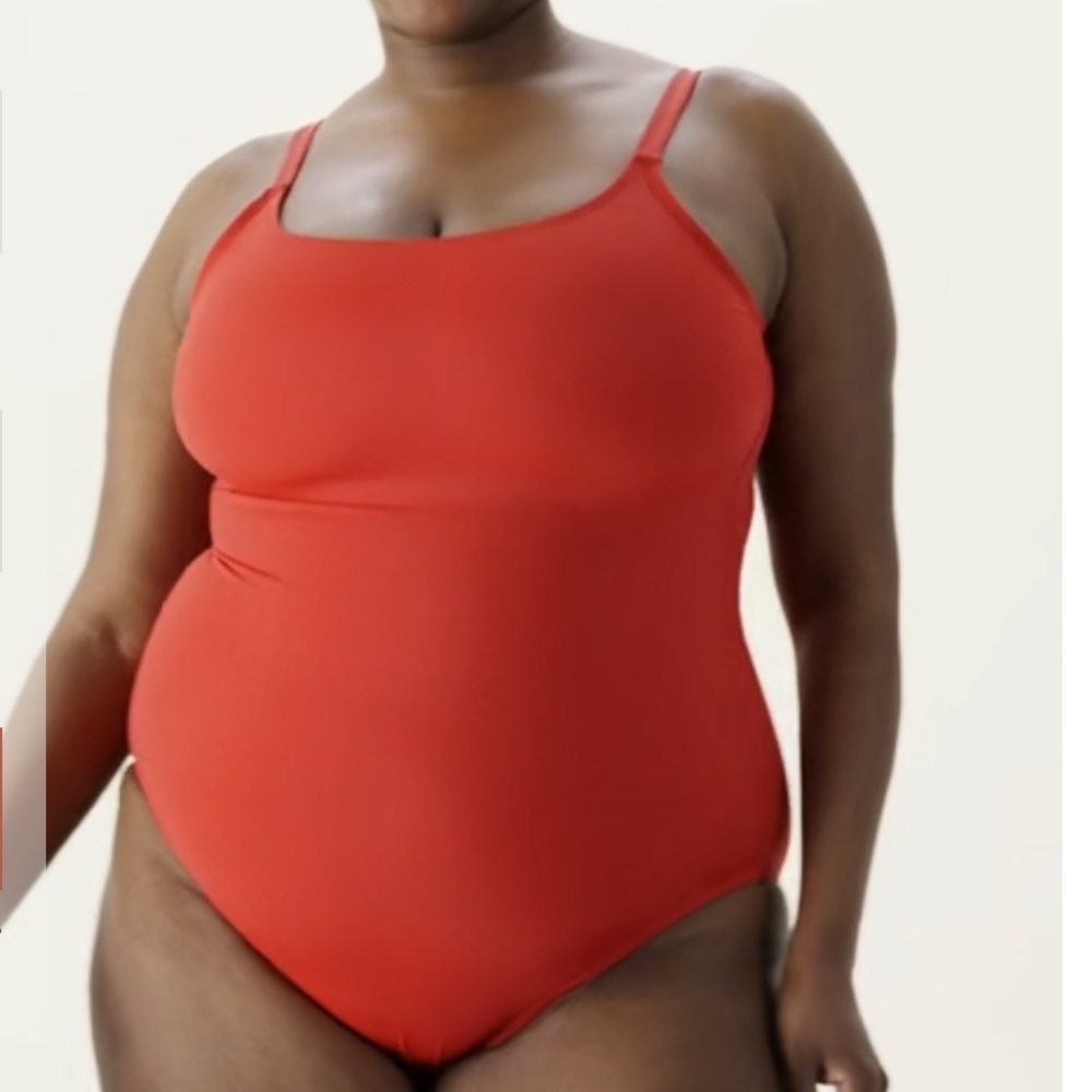 Andie The Amalfi One Piece Swimsuit Red Cherry Plus Size Xxxl Nwt